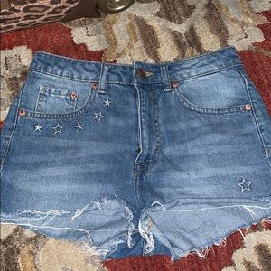 H&M for Coachella Denim Shorts